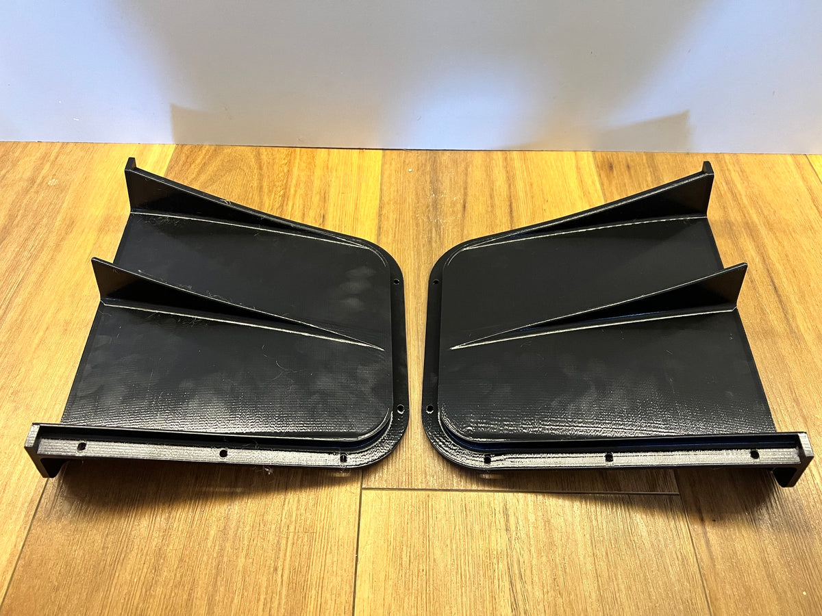 Generic Front Splitter Ramp – Wheel-Well Strake (PAIR)